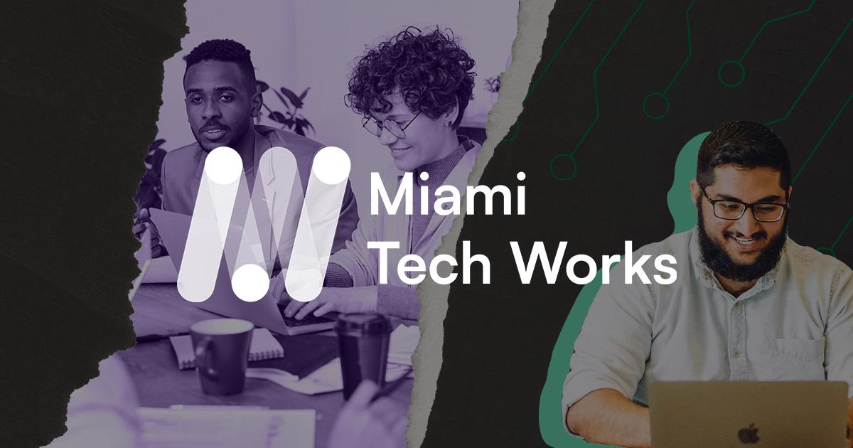 Miami Tech Works announces online hub for employers and job seekers, designed by Lineout.